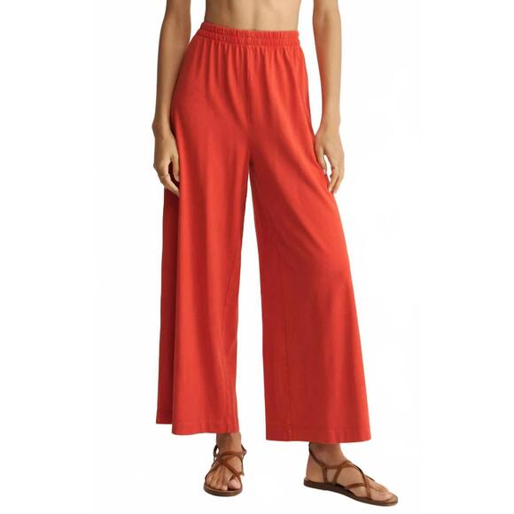 Z SUPPLY Pants - NEW Z SUPPLY scout jersey cropped flare pant in lychee